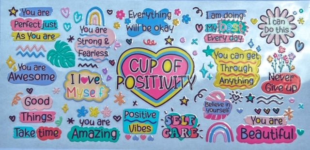 Wrap #1 - Cup of Positivity - Creative Sara Boutique