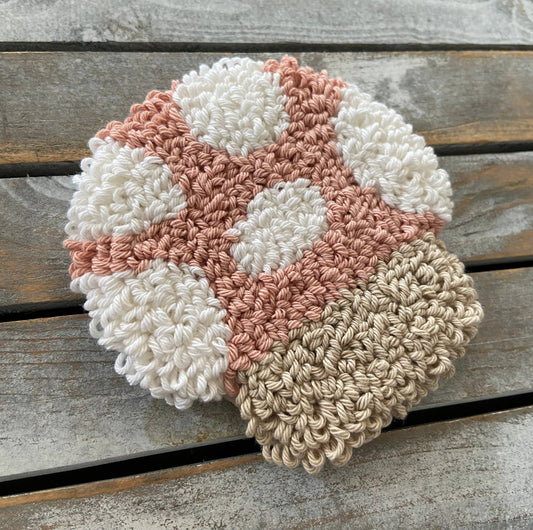 Mushroom Coffee Coaster Mug Rug