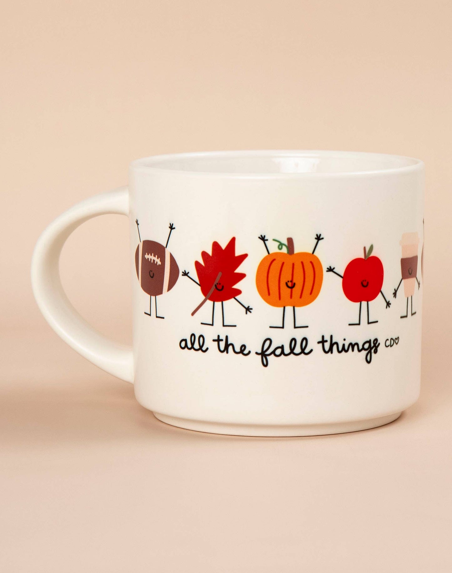 All The Fall Things Mug - Cream