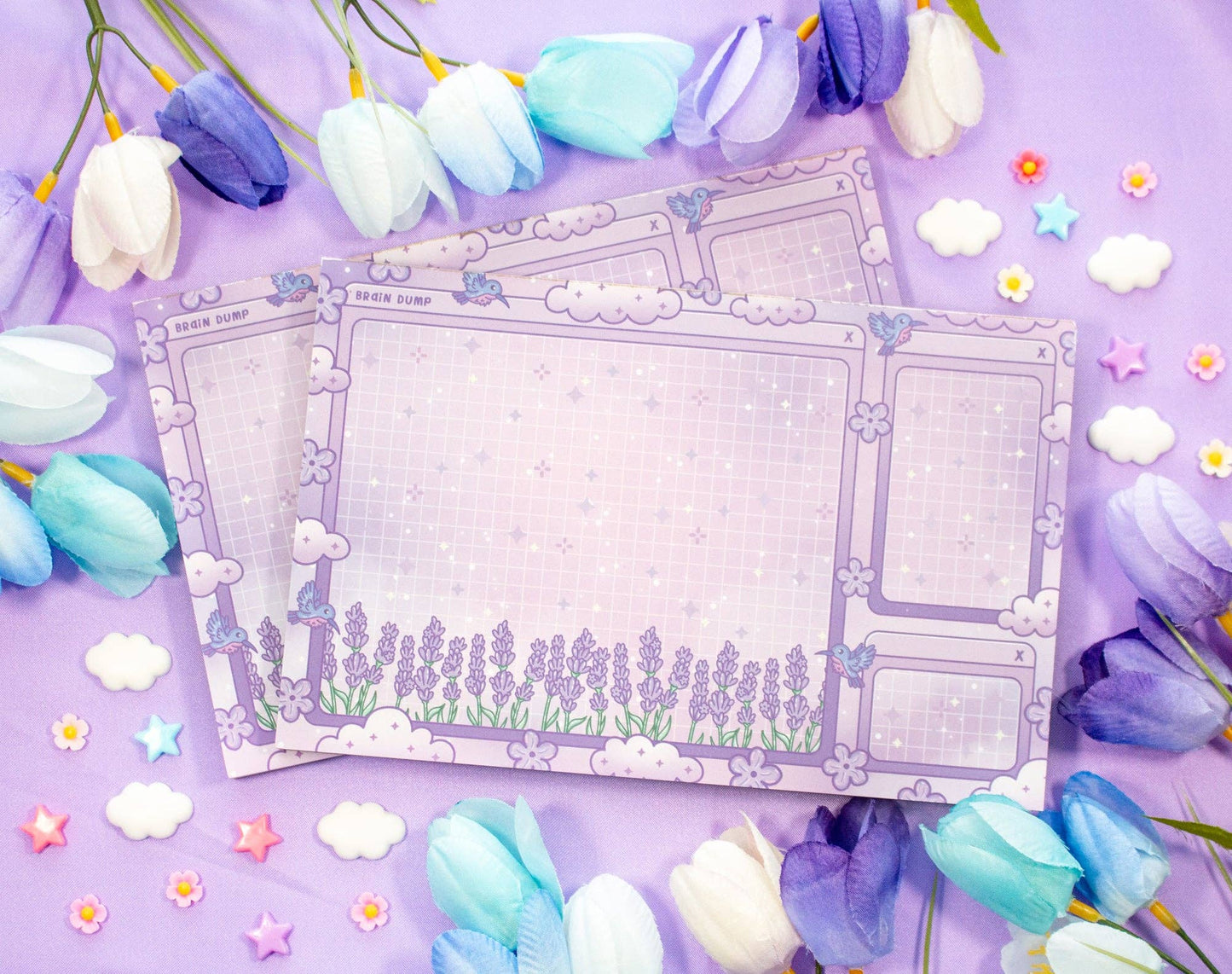 Lavender Dreams Brain Dump Planner Pad By Unicorn Eclipse