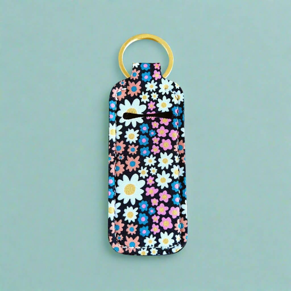 Lip Balm Keychain Holder - Darling Daisy