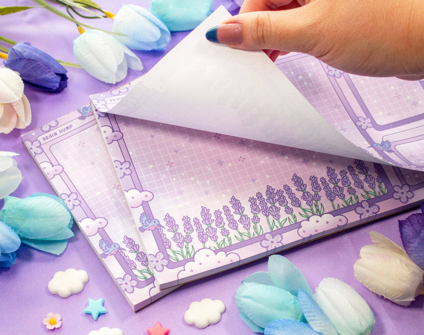 Lavender Dreams Brain Dump Planner Pad By Unicorn Eclipse