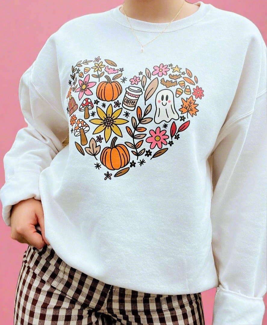 The Fall Heart Doodle Sweatshirt