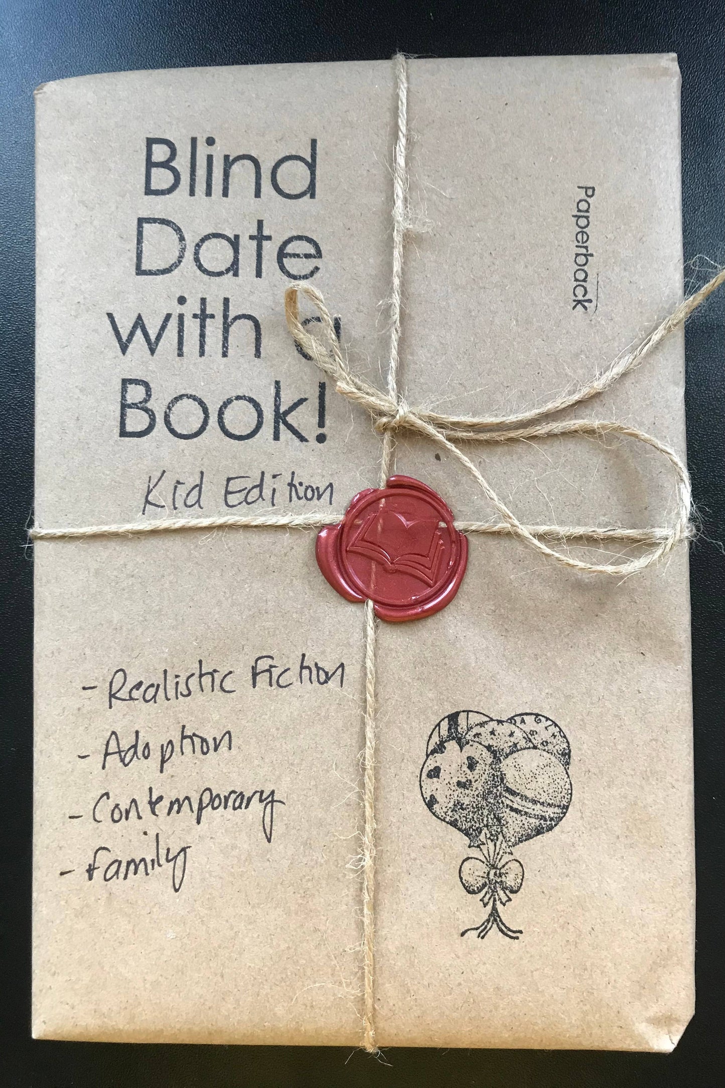 Blind Date With a Book KID EDITION ages 8-12