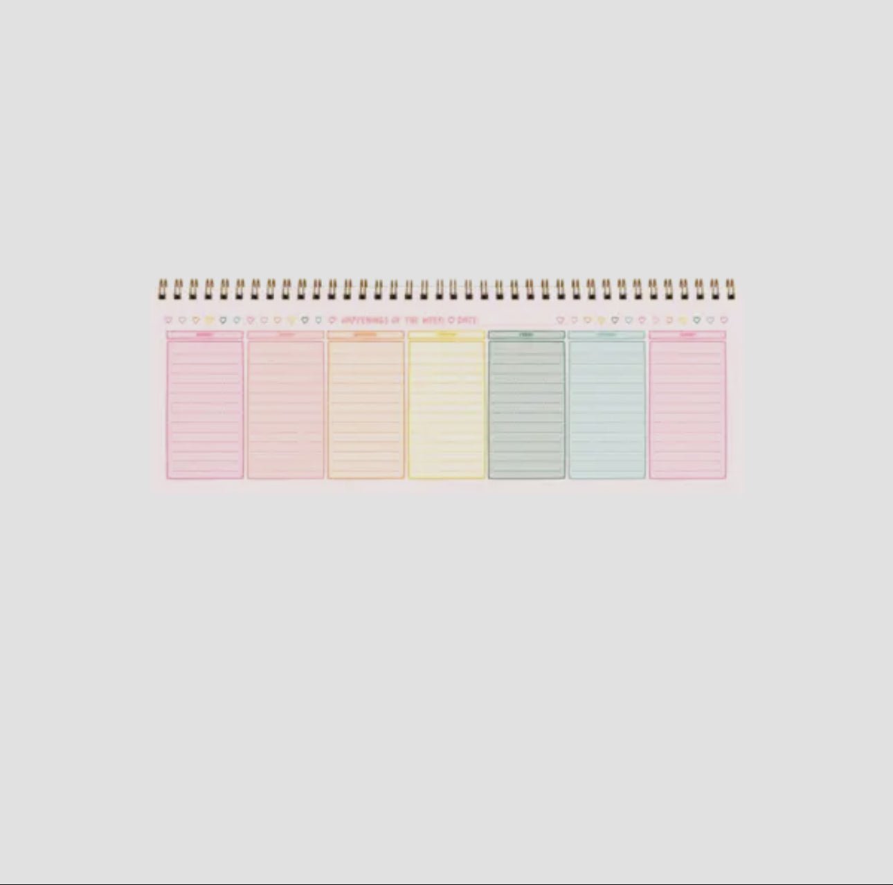 Fresh Start Weekly Desk Pad - Creative Sara Boutique