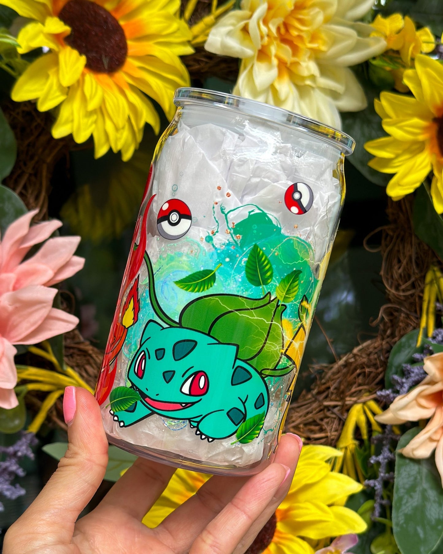 Pokémon 16 oz Acrylic Plastic Can Cup