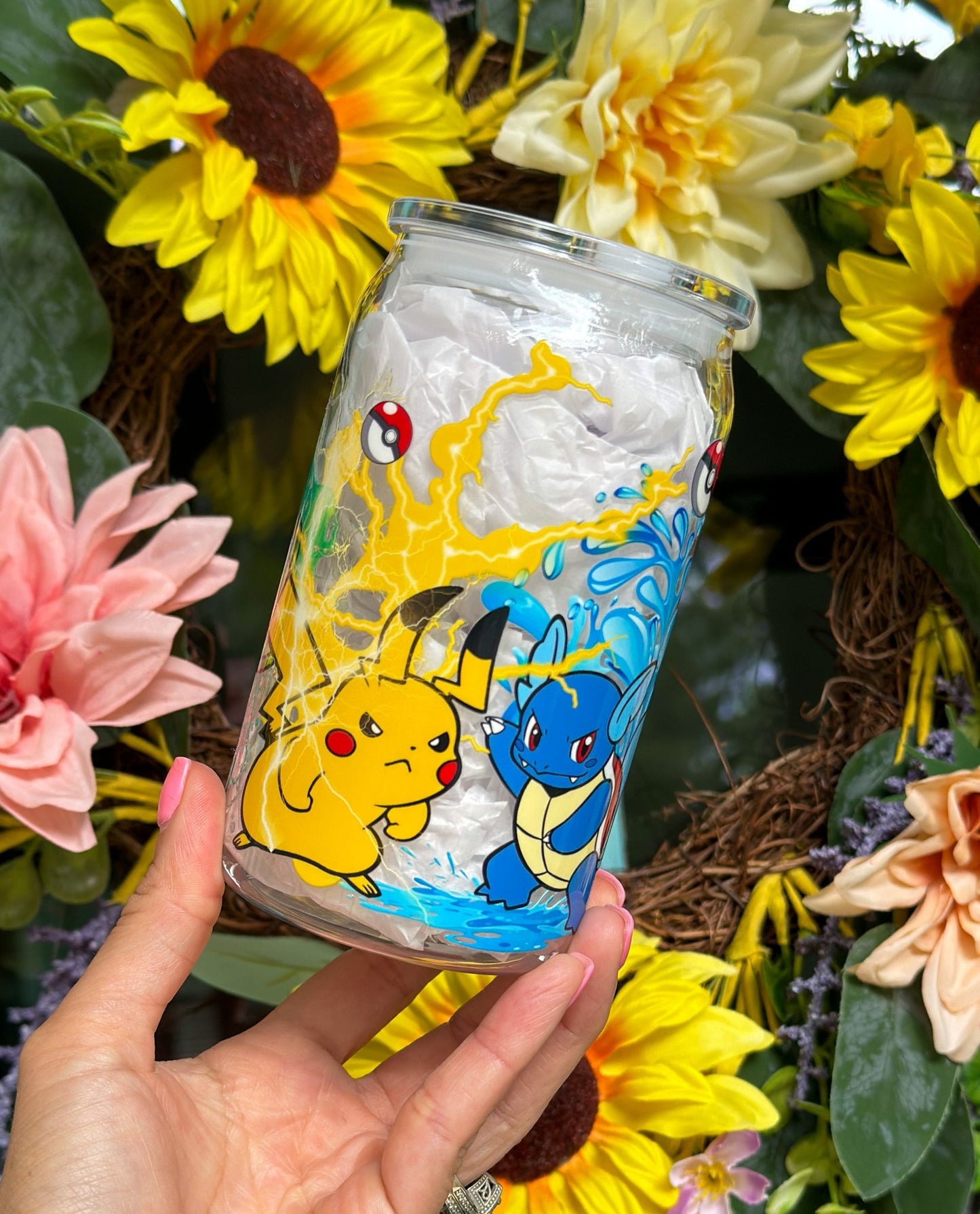 Pokémon 16 oz Acrylic Plastic Can Cup