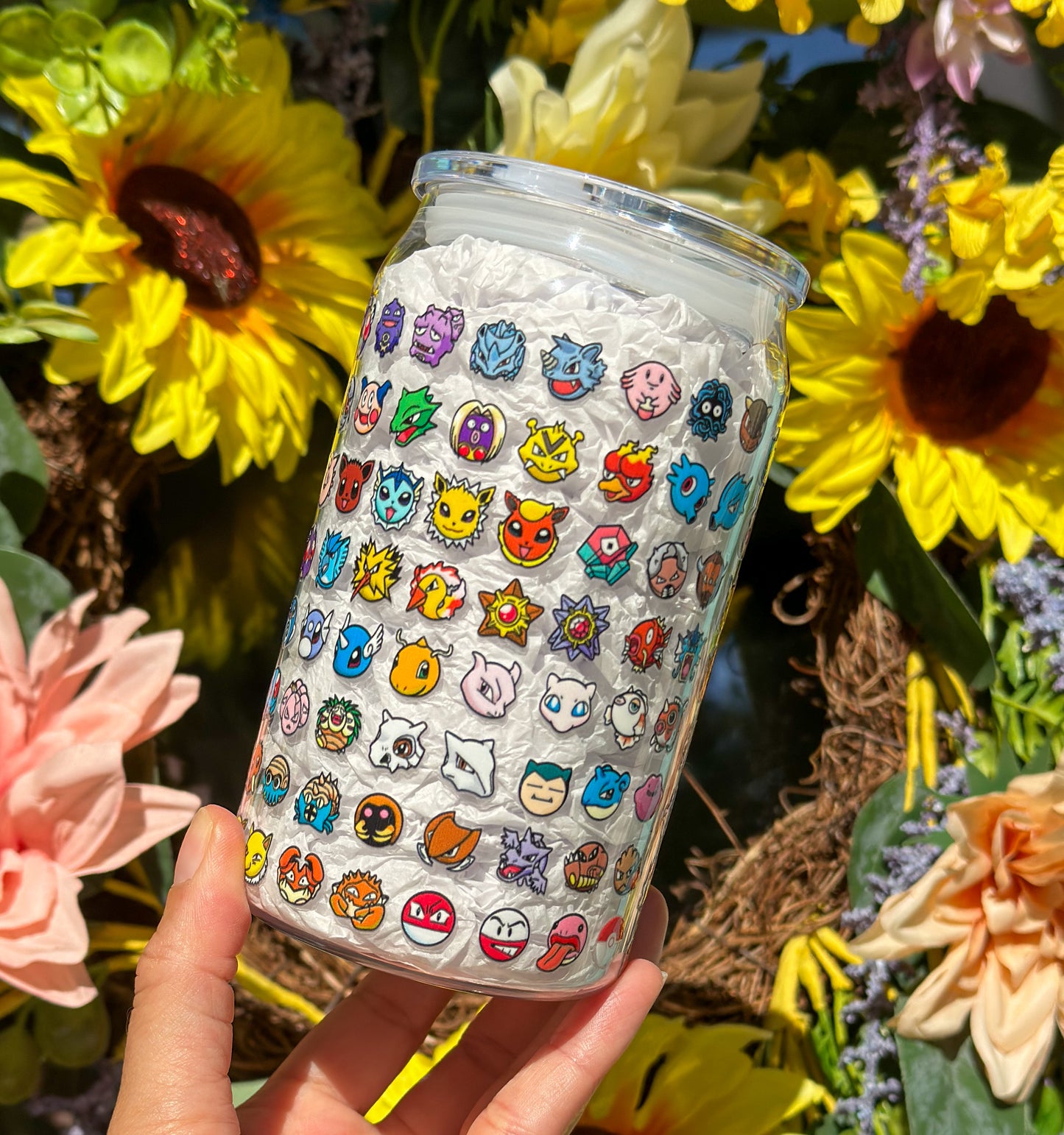 World of Pokémon 16 oz Acrylic Plastic Can Cup