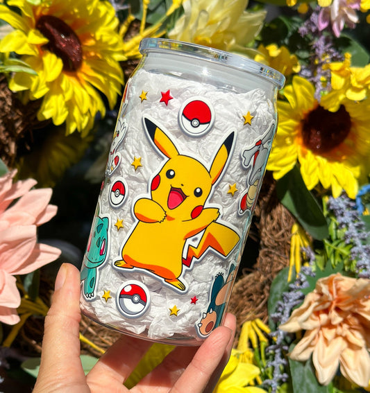 Pokémon 16 oz Acrylic Plastic Can Cup