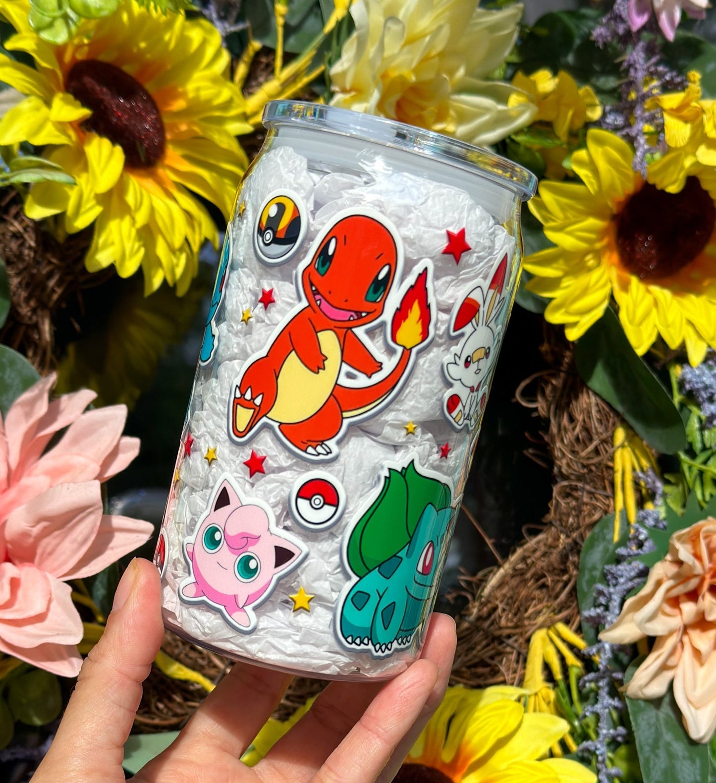 Pokémon 16 oz Acrylic Plastic Can Cup