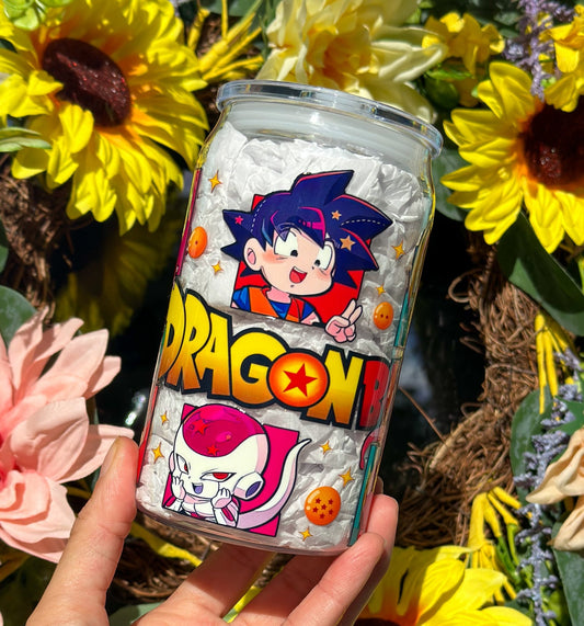 Dragon Ball Z 16 oz Acrylic Plastic Can Cup