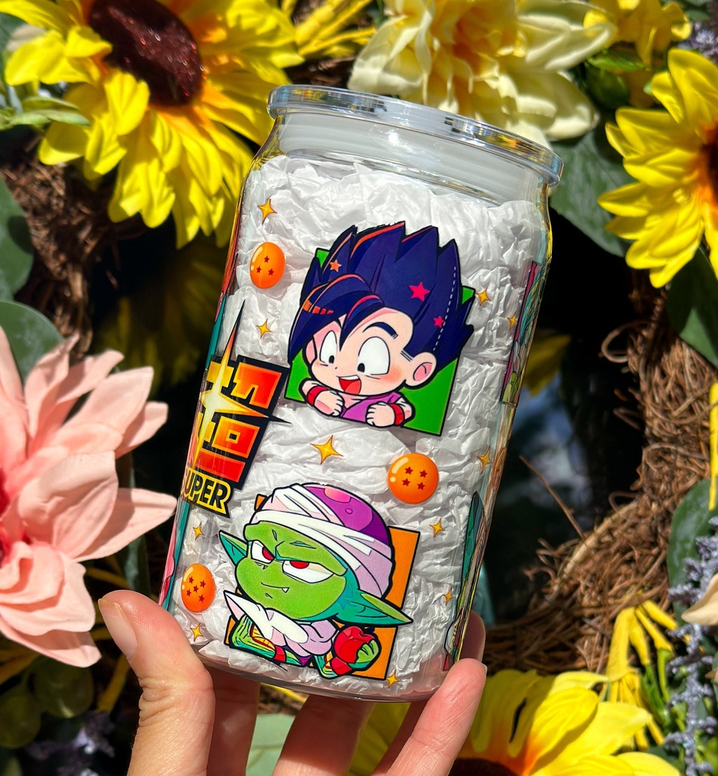 Dragon Ball Z 16 oz Acrylic Plastic Can Cup