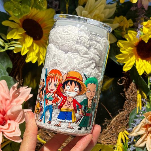 One Piece 16 oz Acrylic Plastic Can Cup