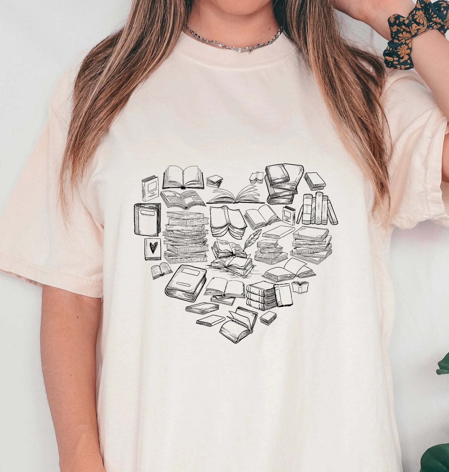 Book Heart T-Shirt