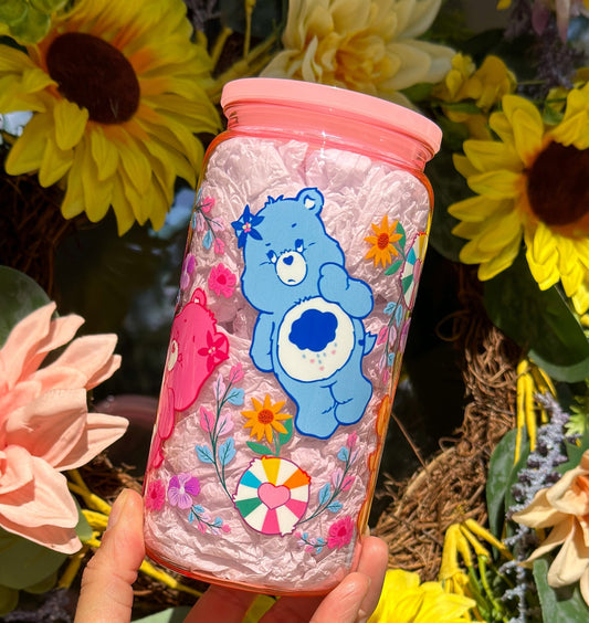 Care Bears 16 oz Acrylic Plastic Can Cup