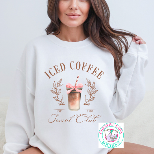 Iced Coffee Social Club Crewneck