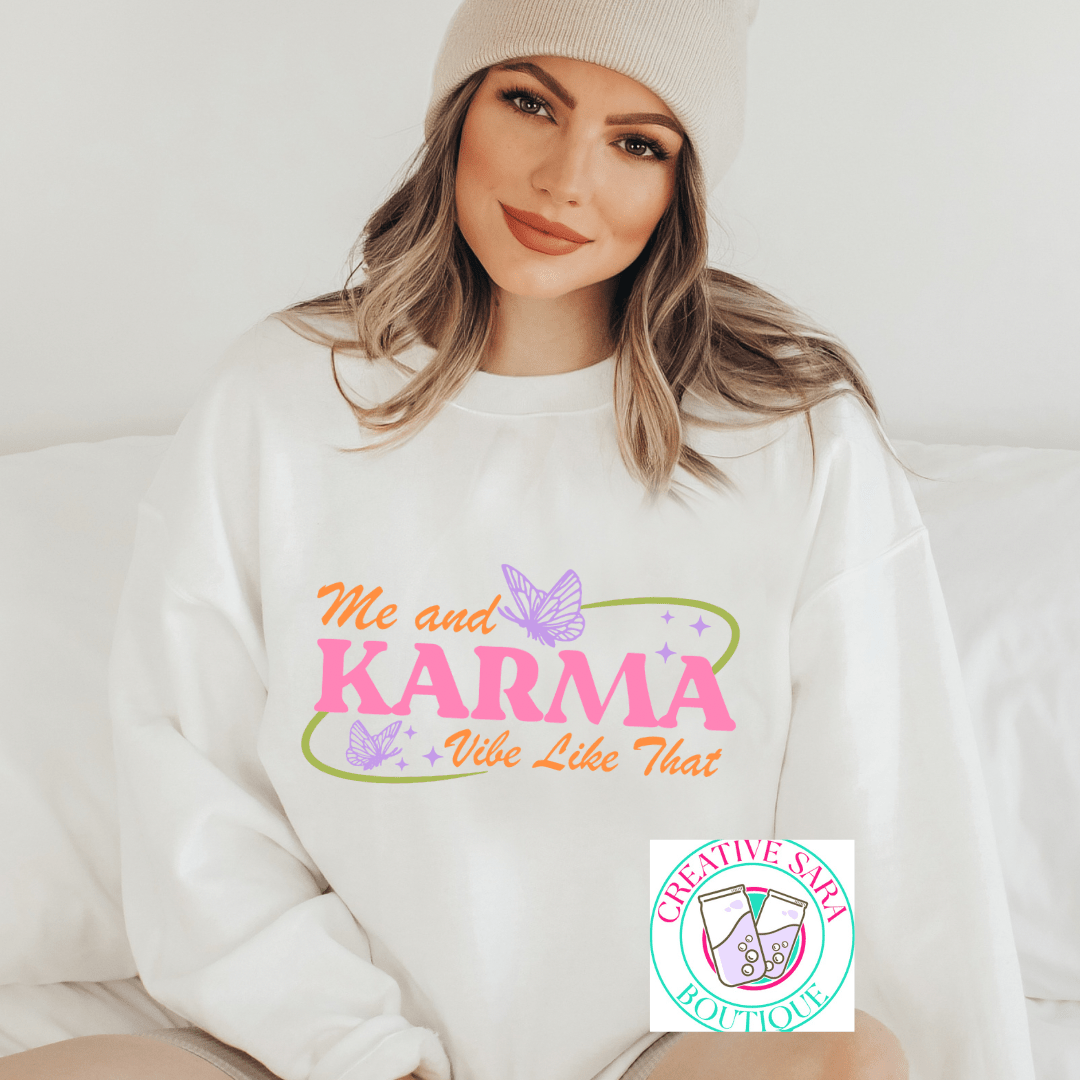 Karma Crewneck - Creative Sara Boutique