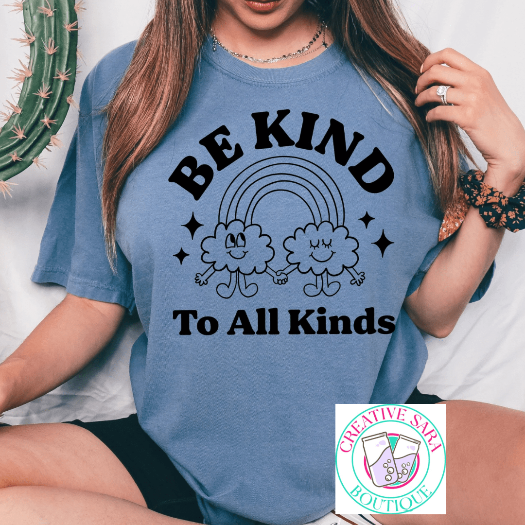 Be Kind To All Kinds T-Shirt - Creative Sara Boutique