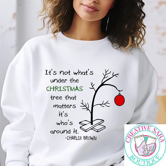 Charlie Brown Christmas Tree Crewneck