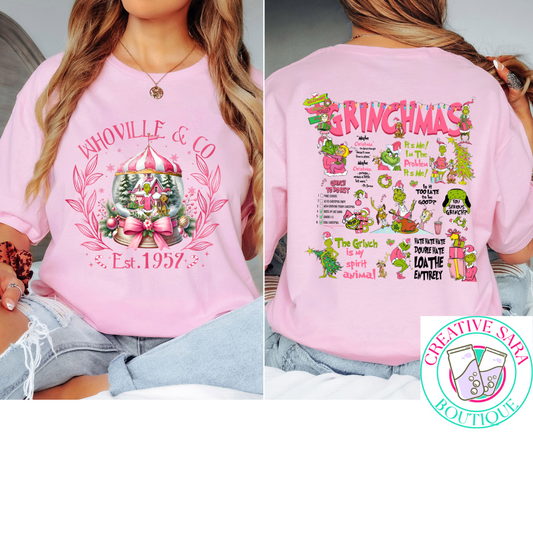 Pink Grinchmas T-Shirt