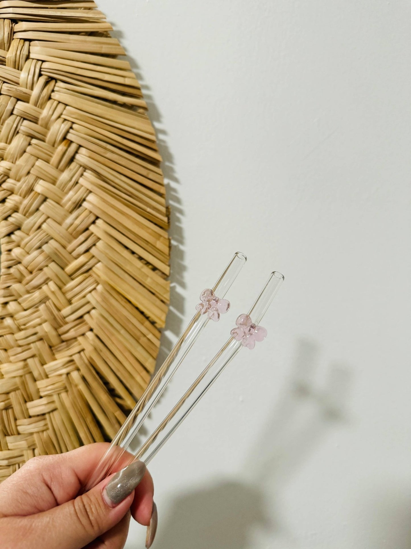 Bow Glass Straws - Creative Sara Boutique