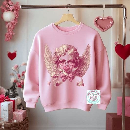 Retro Cupid Crewneck