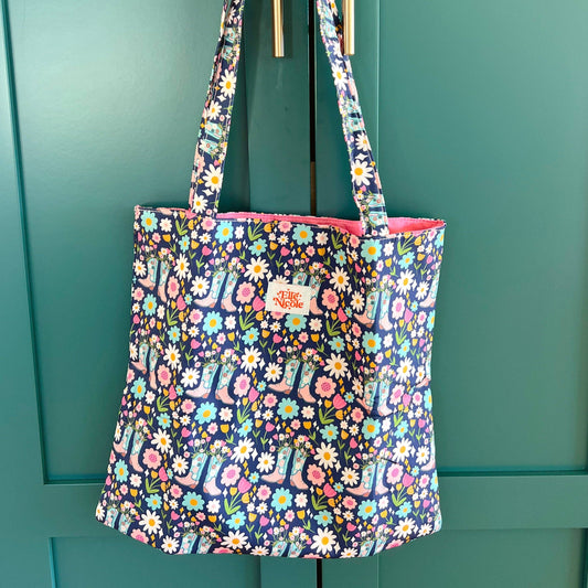 Tote Bag - Boots & Bouquets