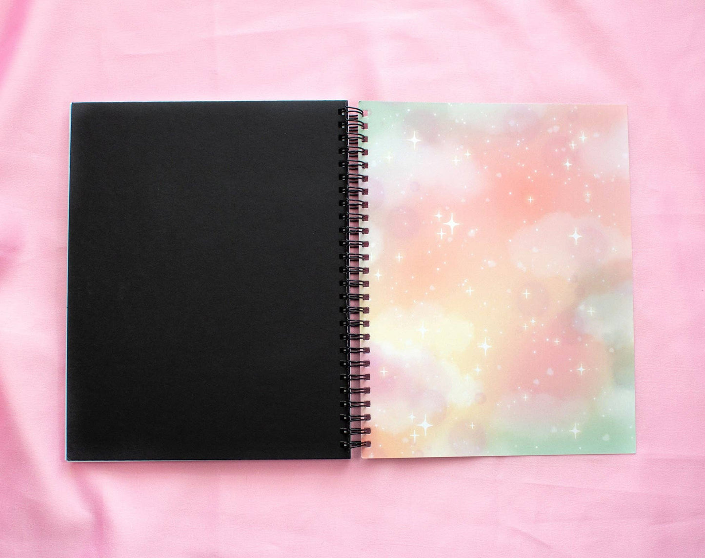 Study Break Spiral Lined Notebook (7x9") By Unicorn Eclipse