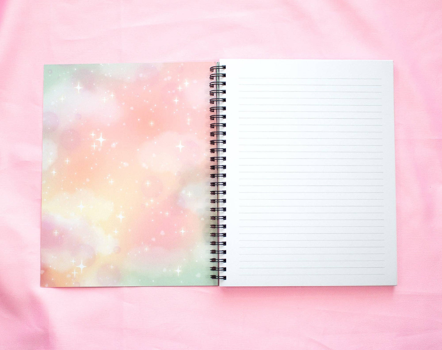 Study Break Spiral Lined Notebook (7x9") By Unicorn Eclipse