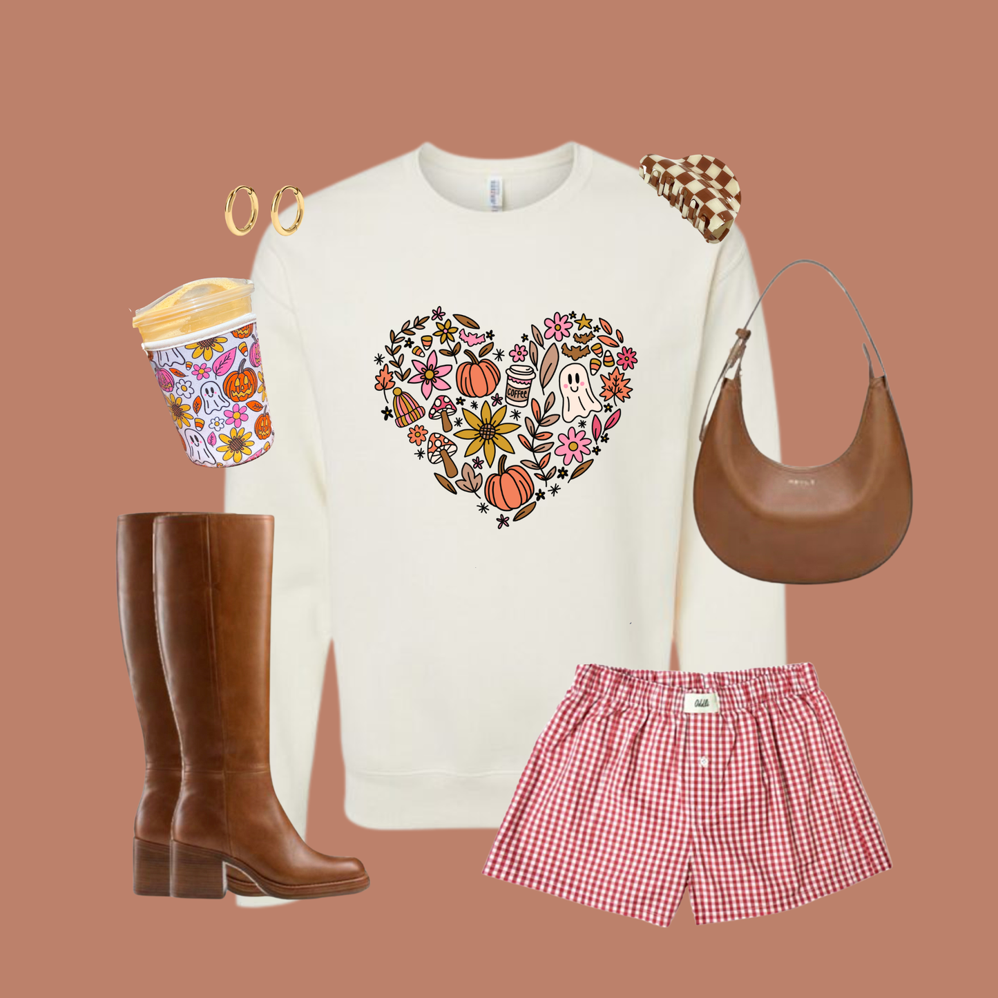 The Fall Heart Doodle Sweatshirt