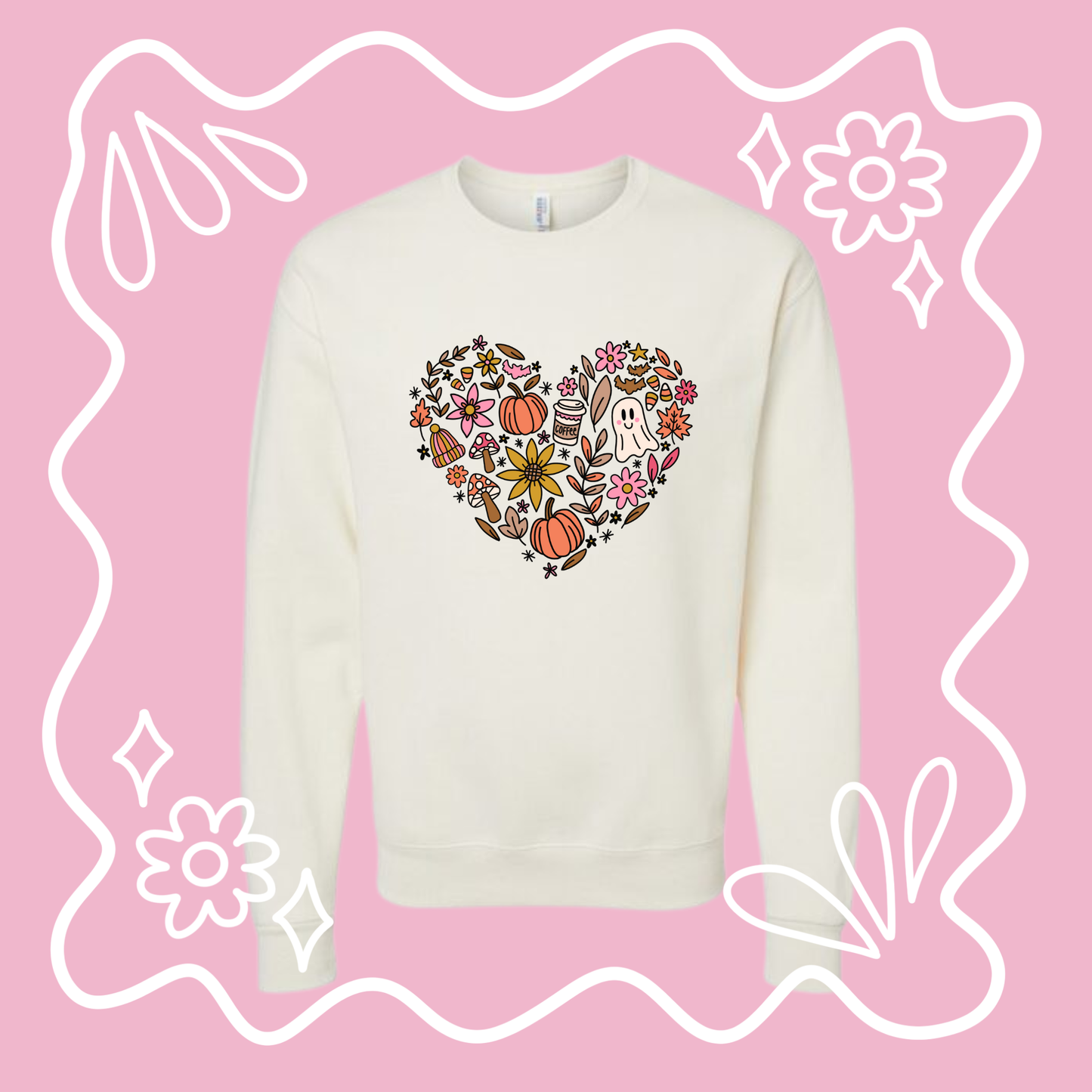 The Fall Heart Doodle Sweatshirt