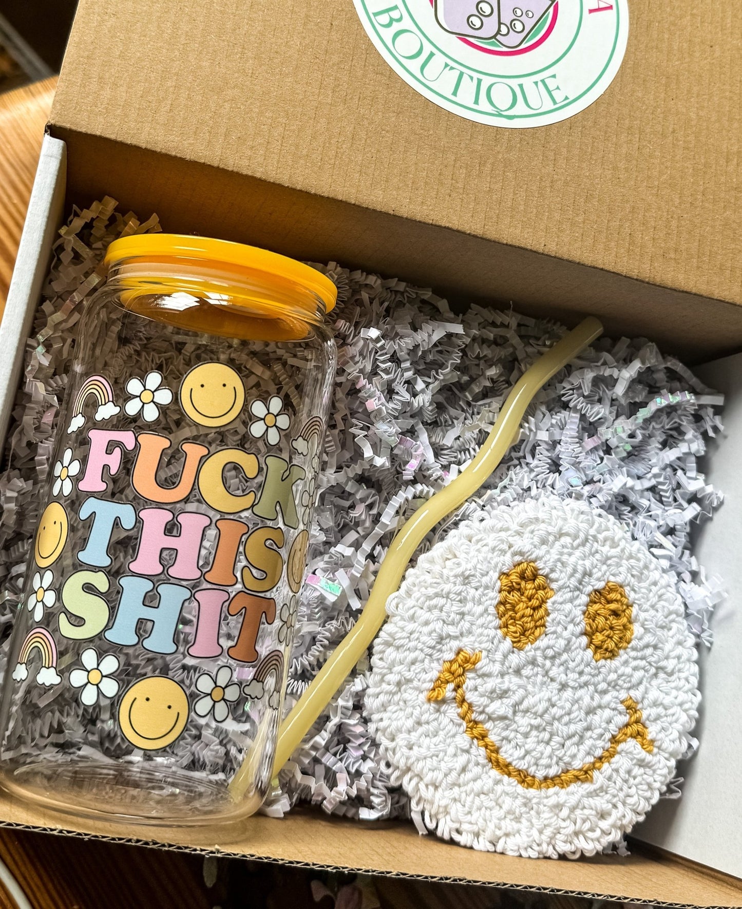 Fuck This Shit Glass Bundle 16 oz - Creative Sara Boutique